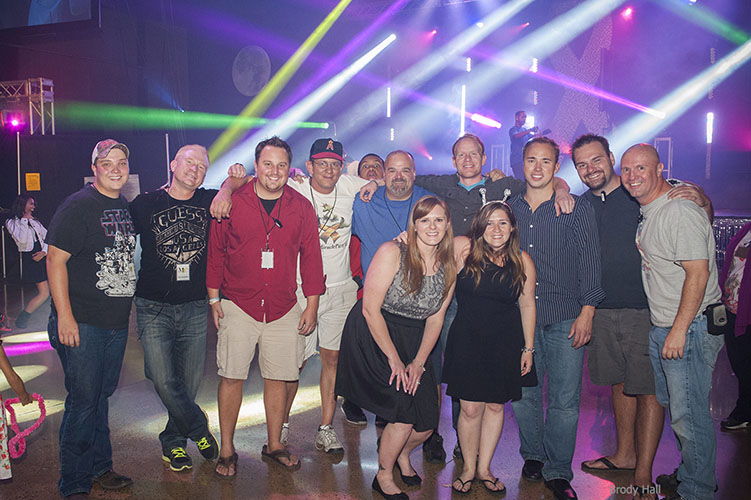 Volunteers and staff of the Miracle Party group photo